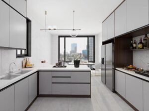 High-quality customized Chinese kitchen cabinets at wholesale cheap prices from the factory manufacturer wooddoorsupplier.com.