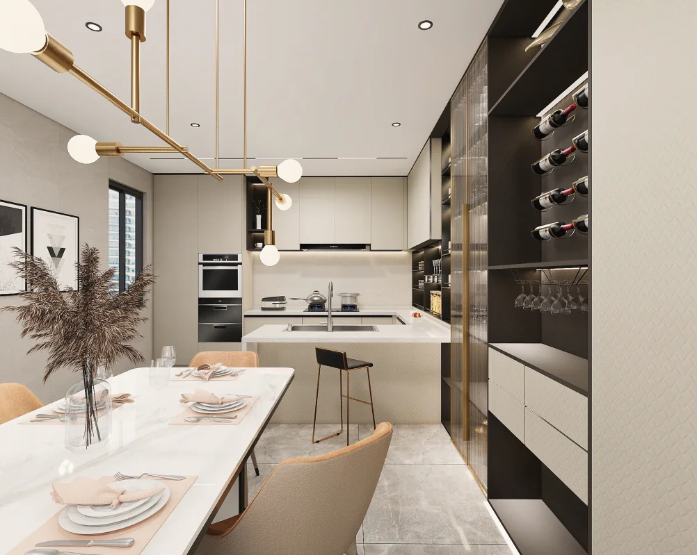 Custom Kitchen cabinets wholesale price cabinet supplier factory manufacturer from China