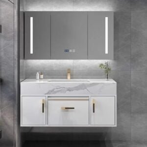 Smart Bathroom vanity cabinet with Led mirror wholesale factory supplier from China
