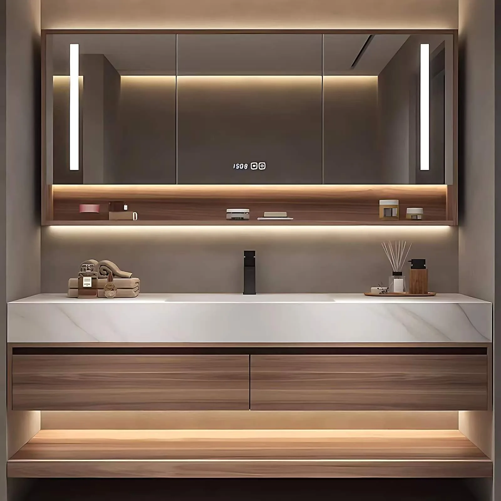 Wholesale Custom Bathroom Vanity Bathroom Cabinets at Factory Pricing at wooddoorsupplier.com in China