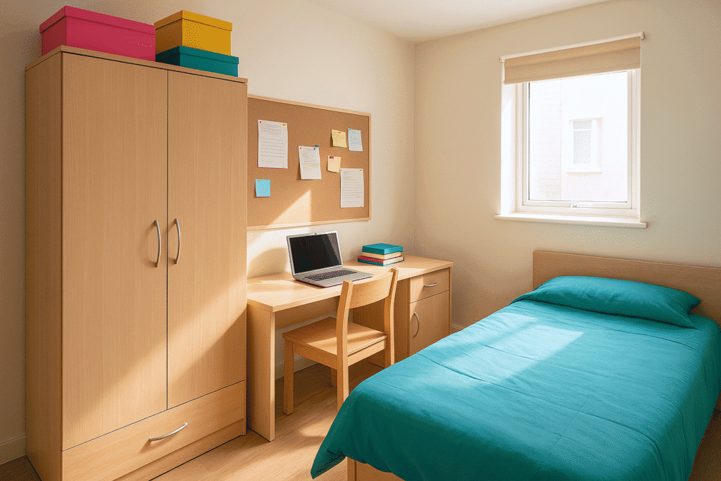 Custom Particle Board Dorm Furniture at factory pricing in China